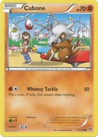 Cubone (077/162) [XY  BREAKthrough] Reverse Holofoil - Common