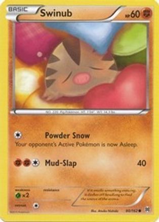 Swinub (080/162) [XY  BREAKthrough] Normal - Common