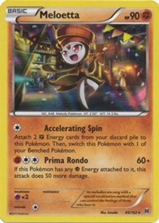 Meloetta (085/162) [XY  BREAKthrough] Holofoil - Holo Rare
