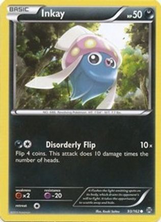 Inkay (093/162) [XY  BREAKthrough] Reverse Holofoil - Common