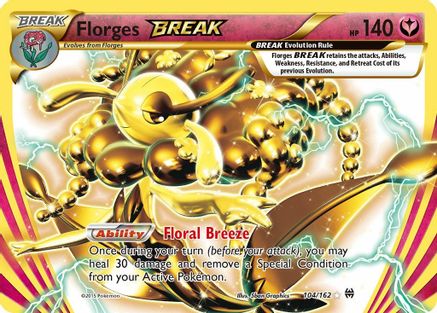 Florges BREAK (104/162) [XY  BREAKthrough] Holofoil - Rare BREAK