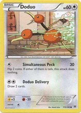 Doduo (115/162) [XY  BREAKthrough] Normal - Common