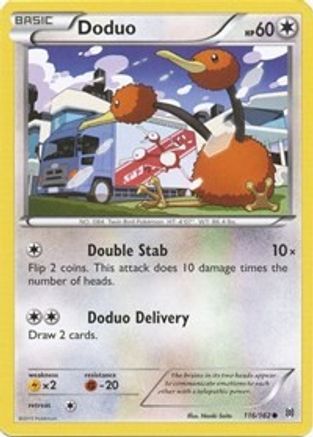 Doduo (116/162) [XY  BREAKthrough] Normal - Common