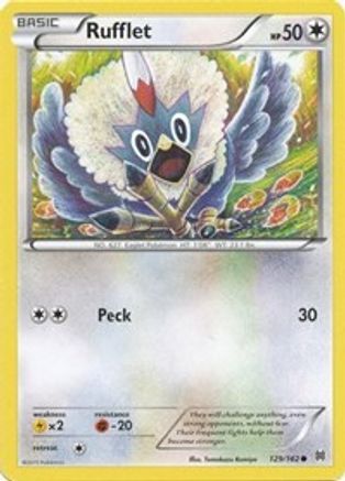 Rufflet (129/162) [XY  BREAKthrough] Normal - Common