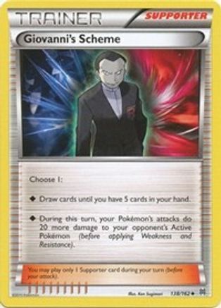 Giovanni's Scheme (138/162) [XY  BREAKthrough] Normal - Uncommon