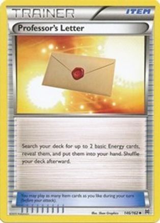 Professor's Letter (146/162) [XY  BREAKthrough] Normal - Uncommon