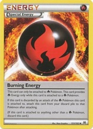 Burning Energy (151/162) [XY  BREAKthrough] Reverse Holofoil - Uncommon