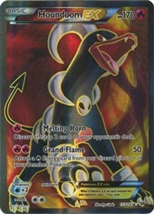 Houndoom EX (Full Art) (153/162) [XY  BREAKthrough] Holofoil - Ultra Rare