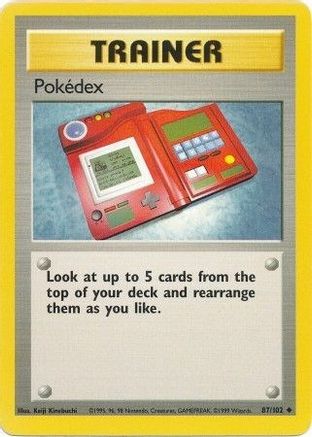 Pokedex (087/102) [Base Set] Normal - Uncommon