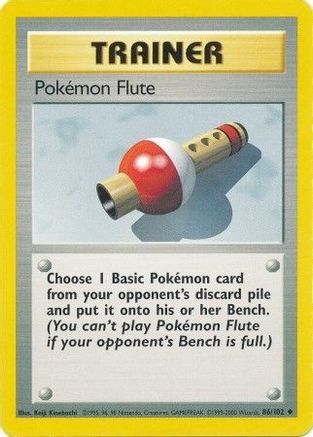 Pokemon Flute (086/102) [Base Set] Normal - Uncommon