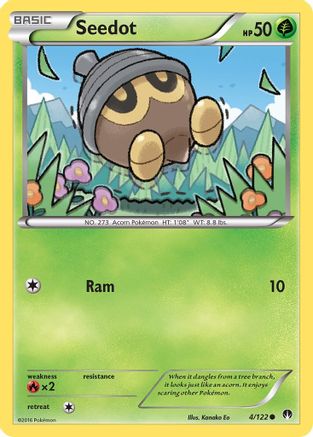 Seedot (004/122) [XY  BREAKpoint] Normal - Common
