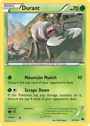 Durant (9/122) [XY  BREAKpoint] Normal - Uncommon