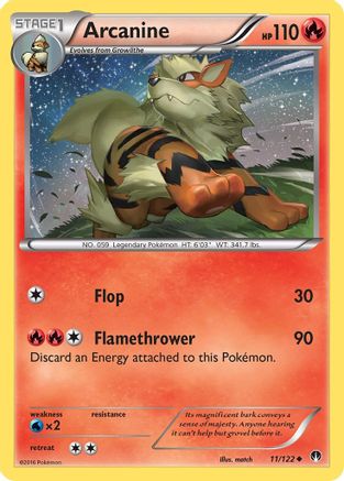 Arcanine (011/122) [XY  BREAKpoint] Normal - Uncommon