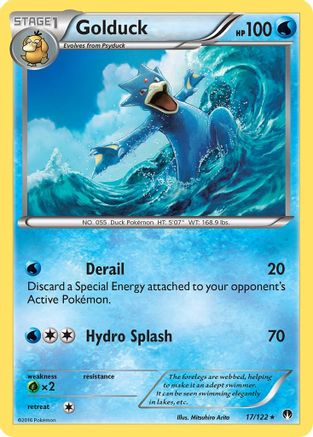 Golduck (017/122) [XY  BREAKpoint] Reverse Holofoil - Rare