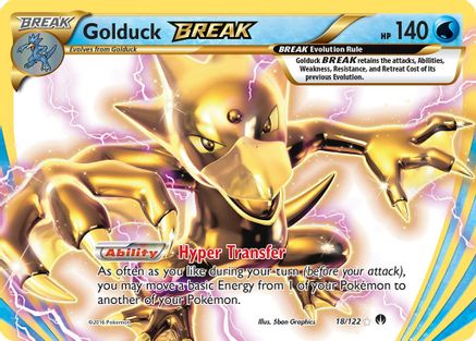Golduck BREAK (018/122) [XY  BREAKpoint] Holofoil - Rare BREAK
