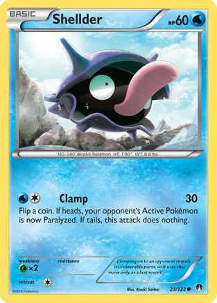 Shellder (023/122) [XY  BREAKpoint] Normal - Common
