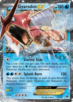 Gyarados EX (026/122) [XY  BREAKpoint] Holofoil - Ultra Rare