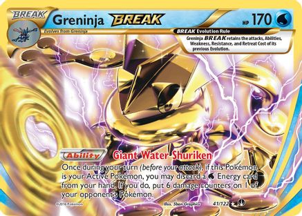Greninja BREAK (041/122) [XY  BREAKpoint] Holofoil - Rare BREAK