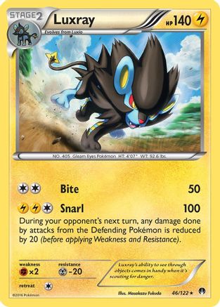 Luxray 046  XY  BREAKpoint - Rare