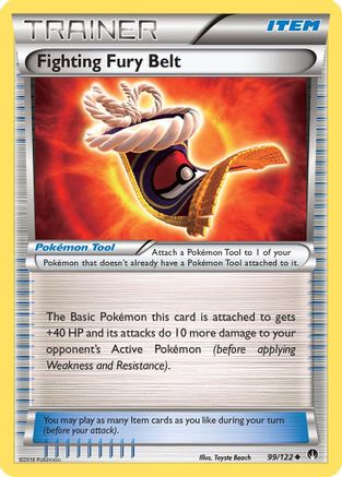 Fighting Fury Belt (099/122) [XY  BREAKpoint] Reverse Holofoil - Uncommon