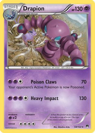 Drapion (054/122) [XY  BREAKpoint] Normal - Rare
