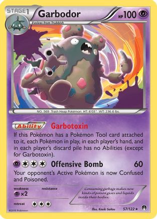 Garbodor (057/122) [XY  BREAKpoint] Holofoil - Holo Rare