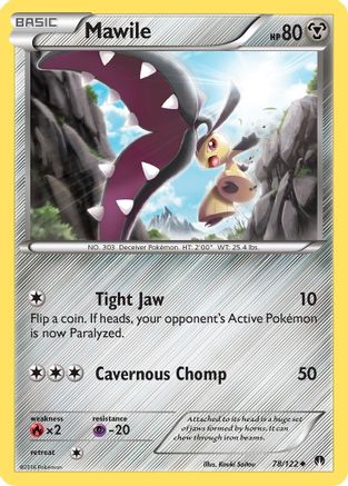 Mawile/122  - Reverse Holofoil XY  BREAKpoint - Uncommon
