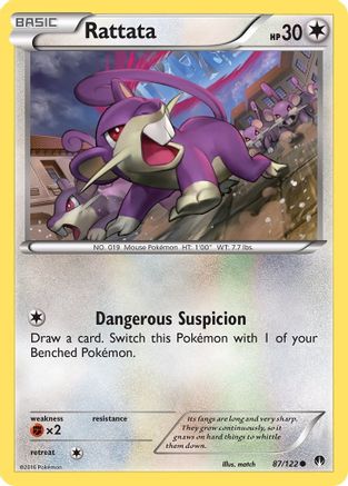 Rattata (087/122) [XY  BREAKpoint] Normal - Common