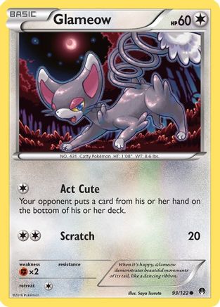 Glameow (093/122) [XY  BREAKpoint] Normal - Common