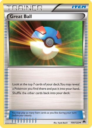 Great Ball (100/122) [XY  BREAKpoint] Normal - Uncommon