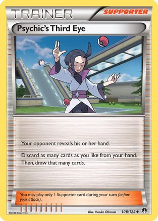 Psychic's Third Eye (108/122) [XY  BREAKpoint] Normal - Uncommon