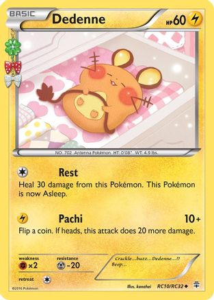 Dedenne (RC10/83) [Generations Radiant Collection] Holofoil - Uncommon