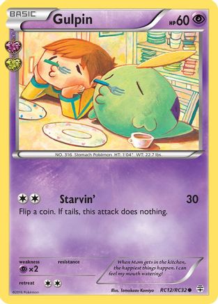 Gulpin (RC12/83) [Generations Radiant Collection] Normal - Common