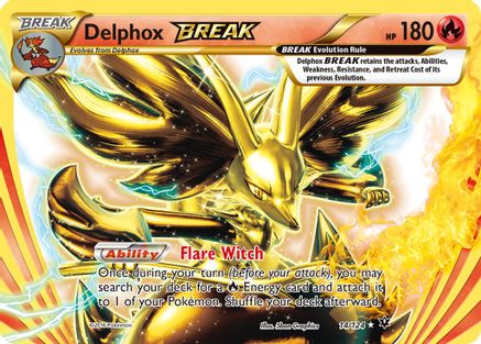 Delphox BREAK (014/124) [XY  Fates Collide] Holofoil - Rare BREAK