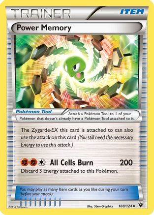 Power Memory (108/124) [XY  Fates Collide] Normal - Uncommon