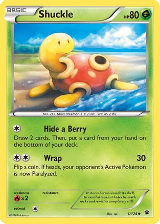 Shuckle (001/124) [XY  Fates Collide] Normal - Uncommon
