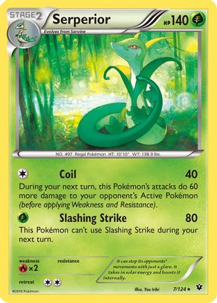 Serperior (007/124) [XY  Fates Collide] Normal - Rare