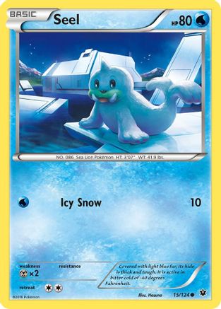 Seel (015/124) [XY  Fates Collide] Normal - Common