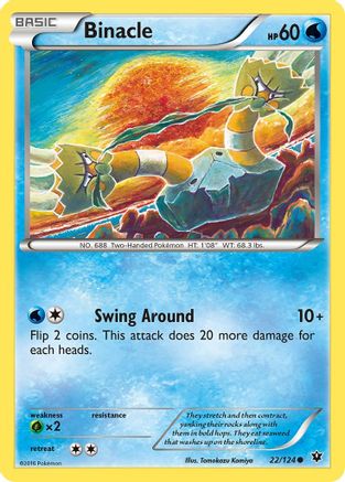 Binacle (022/124) [XY  Fates Collide] Normal - Common