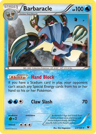 Barbaracle (023/124) [XY  Fates Collide] Normal - Rare