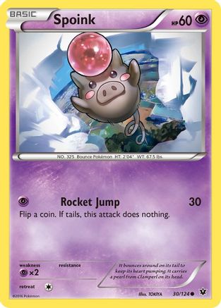 Spoink (030/124) [XY  Fates Collide] Normal - Common