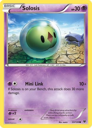 Solosis (033/124) [XY  Fates Collide] Normal - Common