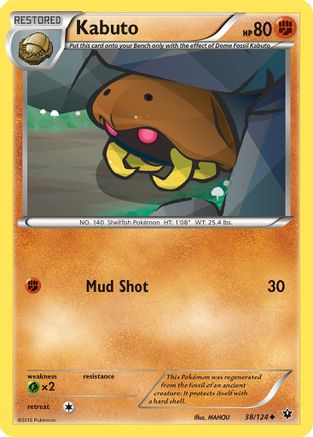 Kabuto (038/124) [XY  Fates Collide] Normal - Uncommon