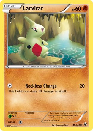 Larvitar (40) (40) 040  XY  Fates Collide - Common