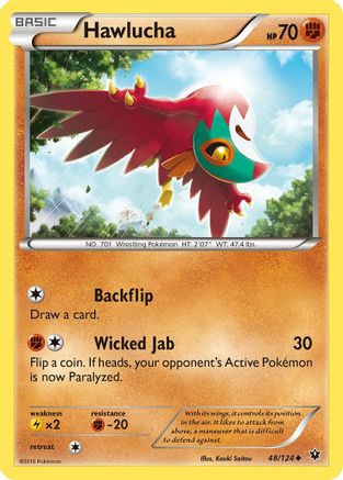 Hawlucha (48/124) [XY  Fates Collide] Normal - Uncommon