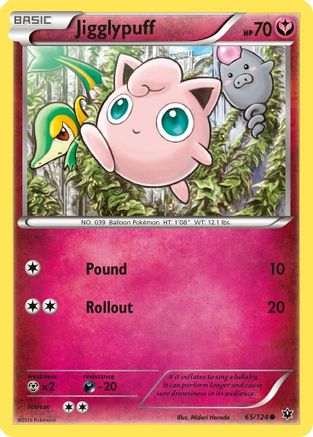 Jigglypuff (065/124) [XY  Fates Collide] Normal - Common
