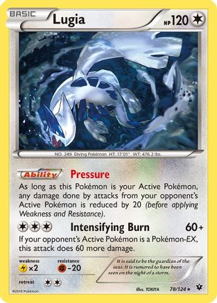 Lugia (078/124) [XY  Fates Collide] Normal - Rare