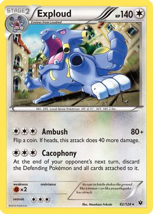 Exploud (82/124) [XY  Fates Collide] Normal - Rare