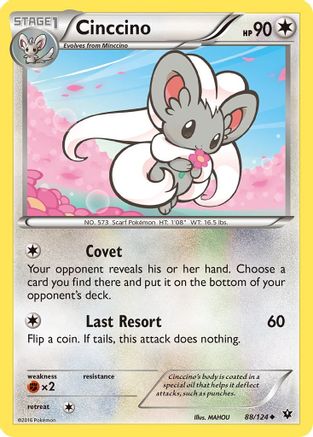 Cinccino (088/124) [XY  Fates Collide] Normal - Uncommon