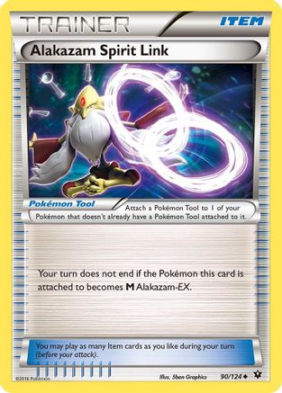 Alakazam Spirit Link (090/124) [XY  Fates Collide] Normal - Uncommon